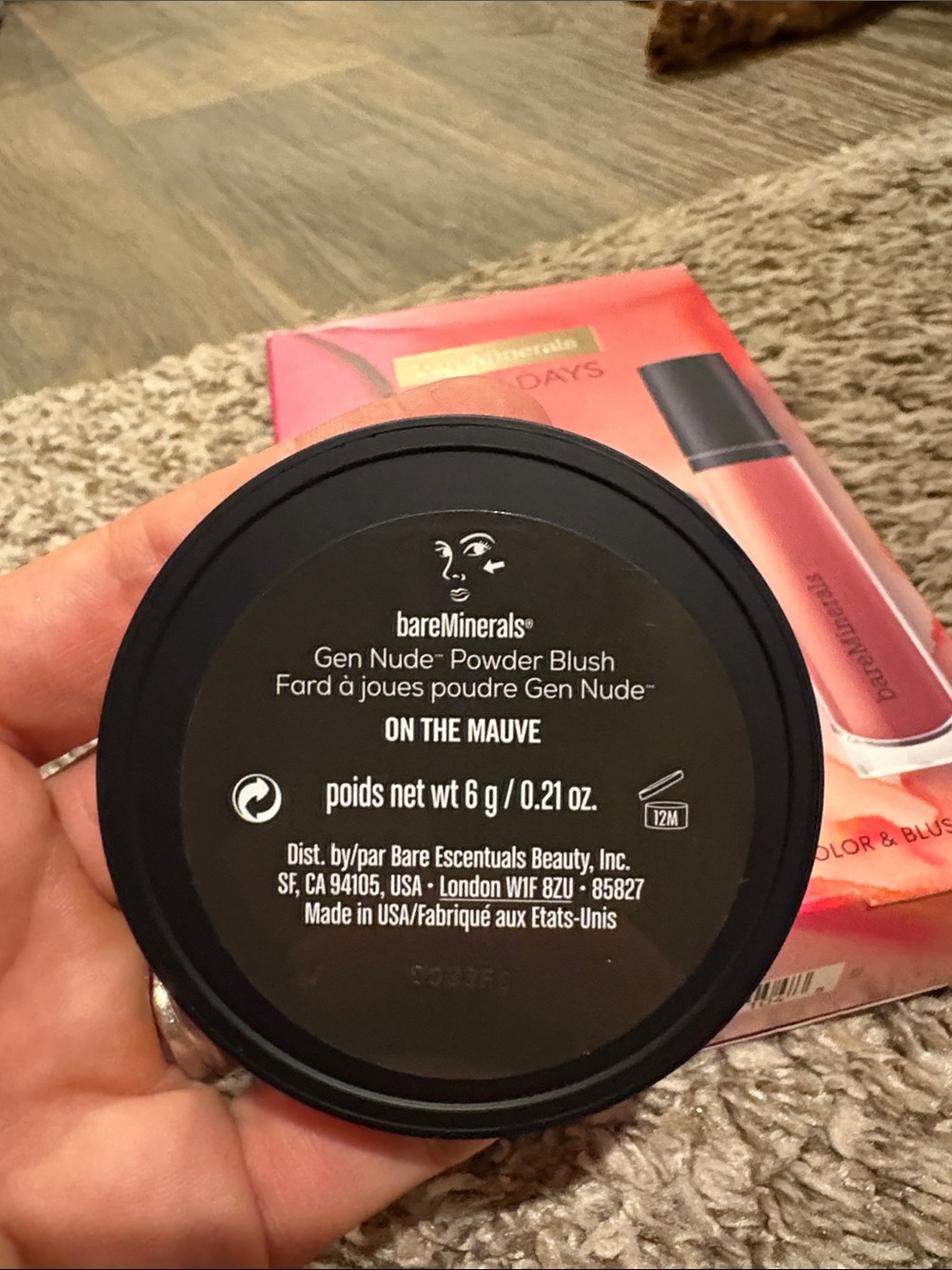 FREE in bundle NWT bareMinerals Gen Nude Blush — Warm Rose - Picture 2 of 5